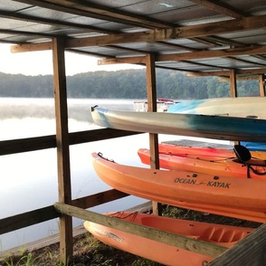Lake Kayaks in Orange