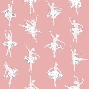 Snowflake Ballerinas--Pink