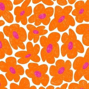 Flower Power in Orange
