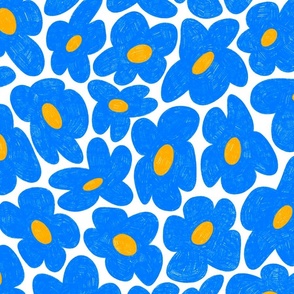 Flower Power in Blue