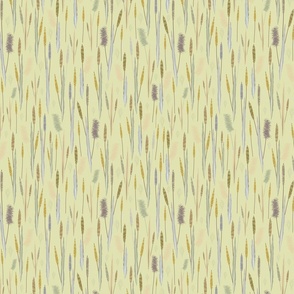 grass and reeds with speckles_ yellow