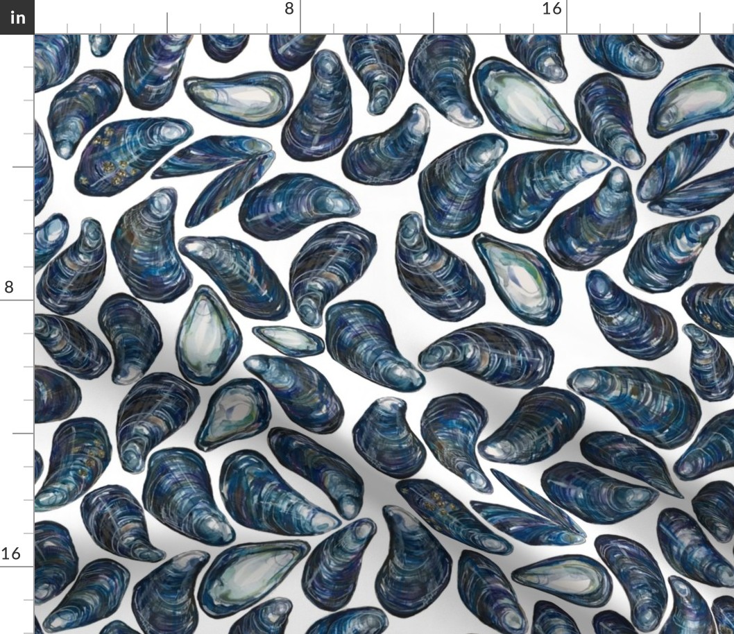 Mussel shells