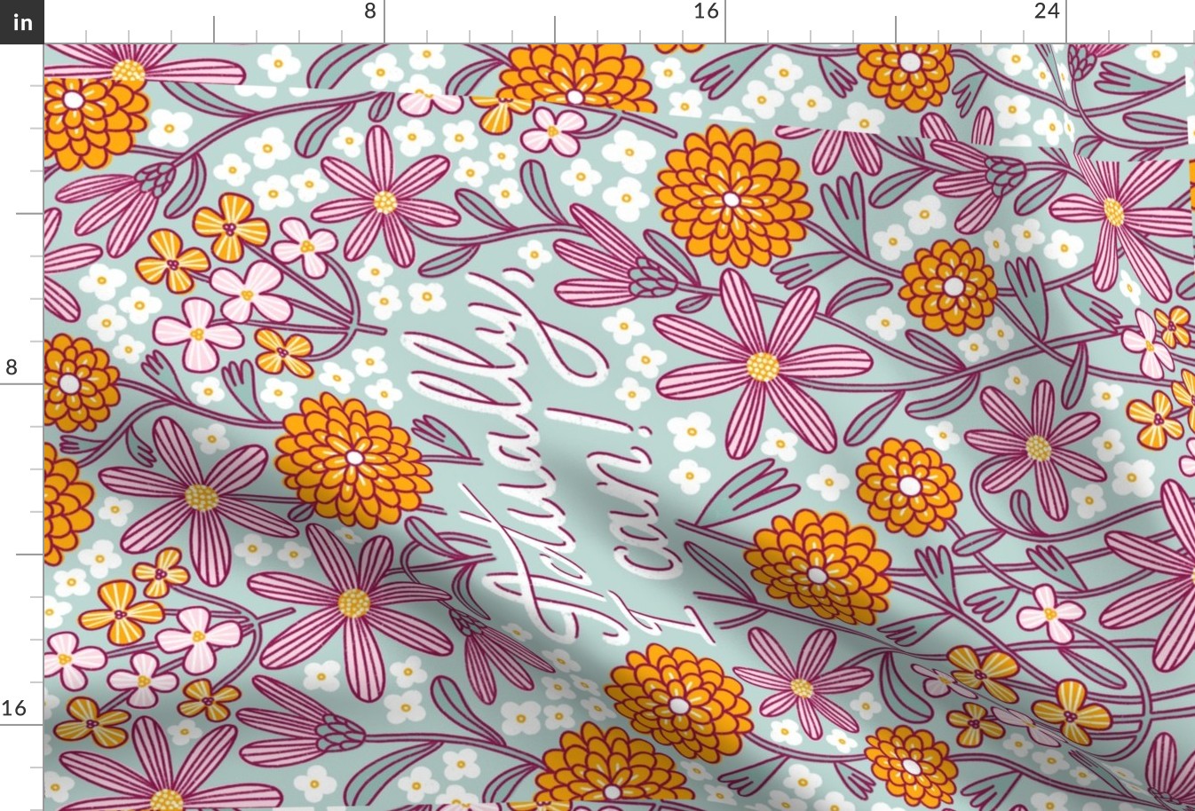 Actually I can, floral print