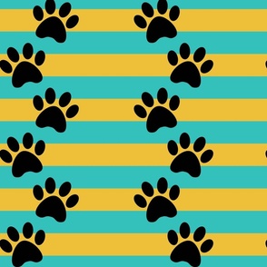 Paw prints - Large scale