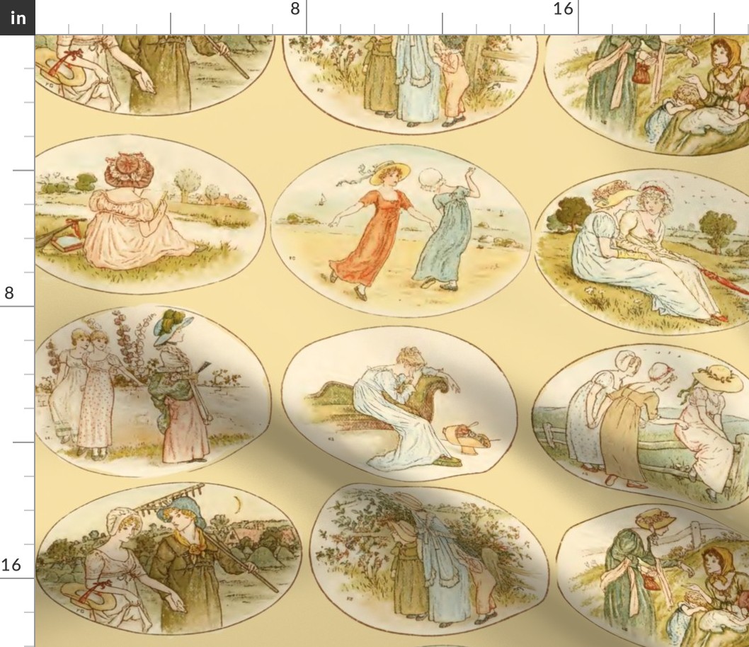 Kate Greenaway  ~ Language of the Flowers