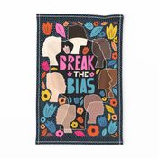 Break The Bias | International Women's Day | Black | Brown | Blue ©designsbyroochita