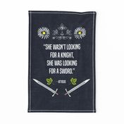 "She Was Looking For a Sword" FQ Wall Hanging