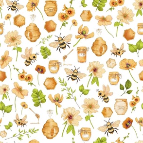 bumble bee floral