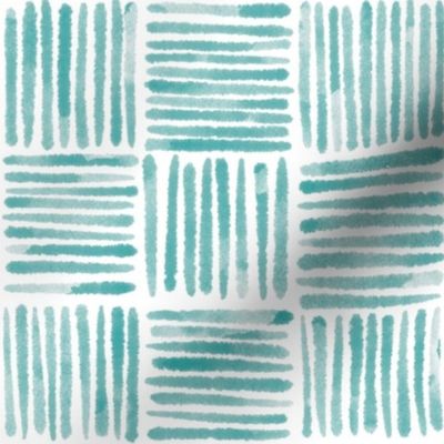 Line Art (Teal) Squares