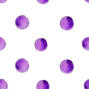 Polka dot watercolor ink circle texture