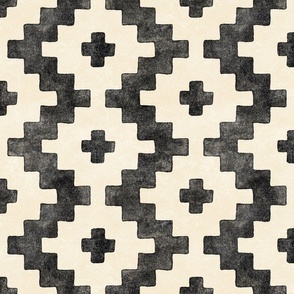 Taos - large - black and cream