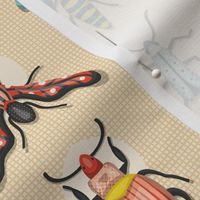 Shiny Pastel Bugs / Medium Scale