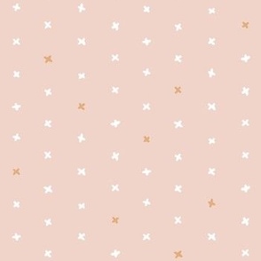 Little Milestones 1 blush / cute playful geometric pattern