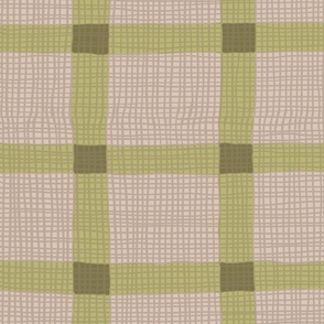 Sprout Gingham // Large Scale // 40"