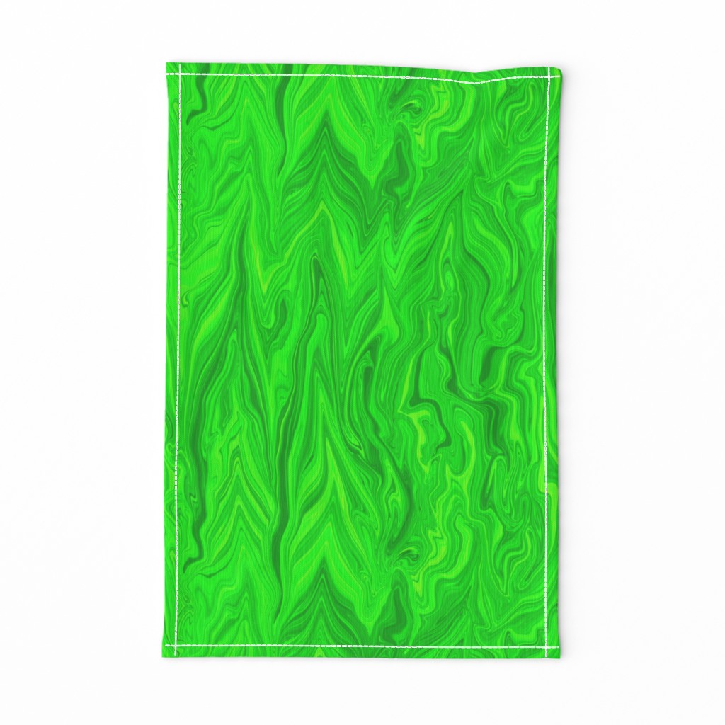 STRM8 - Large -  Stormy Waves of Bargello in green