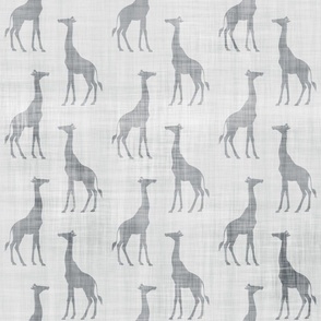 Giraffe Gray Linen