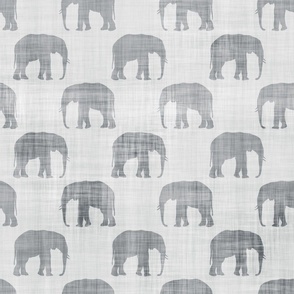Elephant Gray Linen