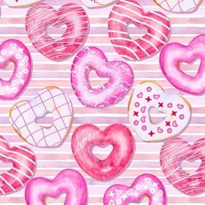 Pink Valentines Donuts