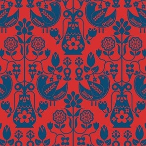 Dandy Scandi - Red + Blue