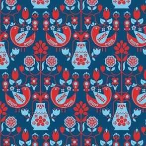 Dandy Scandi - Blue + Red