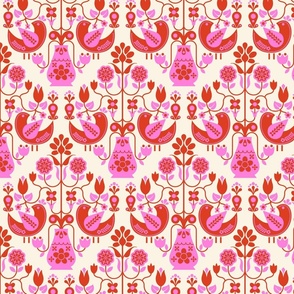 Dandy Scandi - Pink + Red