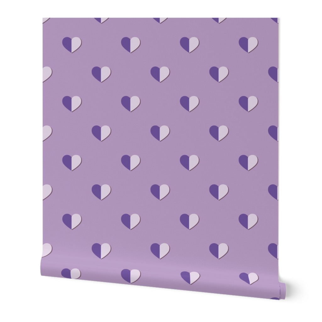 Heart Field Purple