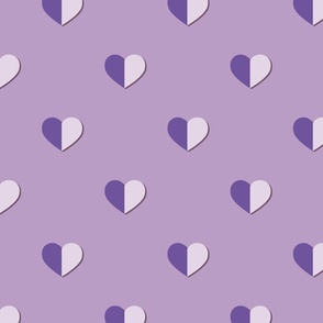 Heart Field Purple