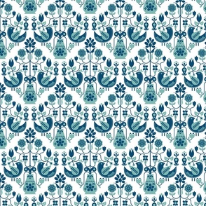 Dandy Scandi - Navy Blue + Deep Seaglass - LARGE