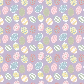 Pastel- Easter Eggs Purple