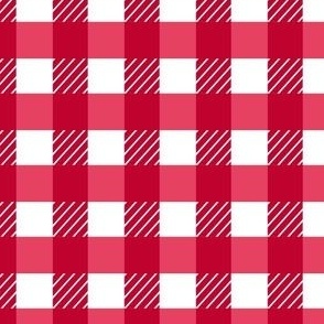 red buffalo check with stripes