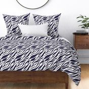 Bold Retro 1980s Zebra or White Tiger Print