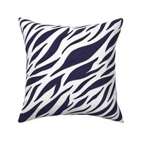 Bold Retro 1980s Zebra or White Tiger Print