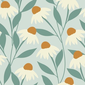 SPOONFLOWER NEUTRAL BOTANICAL