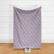 Cozy Night Sky Violet- Mini- Full Moon and Stars Over the Clouds- Purple- Lilac- Lavender Fabric- Relaxing Home Decor- Nursery Wallpaper- Small Scale- Baby Girl- Quilt Blender