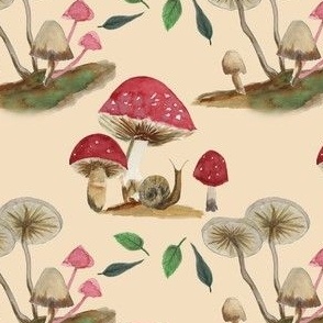 Woodland Mushrooms