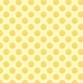 Lined Circles - Yellow - Medium