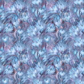 Protea Softness magenta and blue small