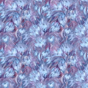 Protea Soft pink and blue magenta small