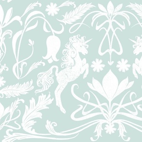 Unicorn Damask