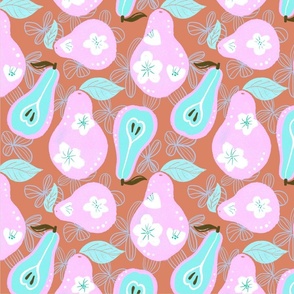 Pear pink pattern 