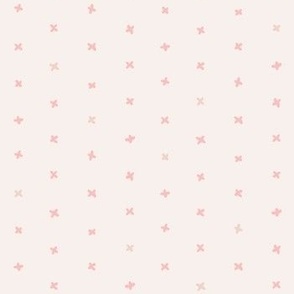 Little Milestones 1 soft pink / cute playful geometric pattern soft pastel colors