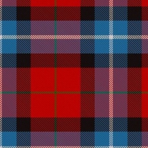 Scottish Clan Baillie of Polkemett RedTartan Plaid