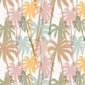 (M Scale) Tropical Palm Tree Boho Seamless Pattern 2