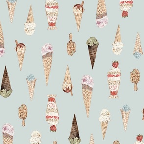 Ice Cream Party Mint Large