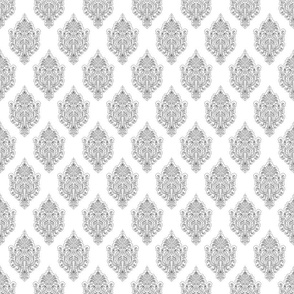 Andalusia Damask (Small) in Graphite