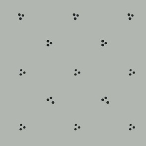 Ski Gear - Snow Dots in Slate Blue