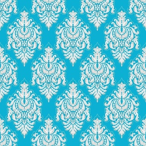 Andalusia Damask (Petite) in Azure