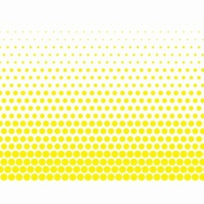 Lichtenstein Fade - Yellow on White