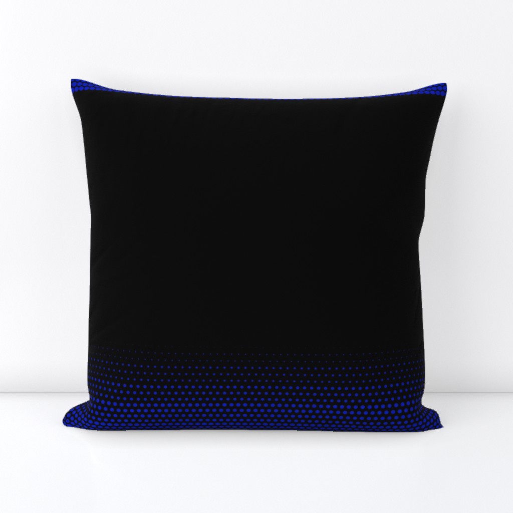 Lichtenstein Fade - Dark Blue on Black