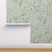 Organic Meadow Wallpaper Scale
